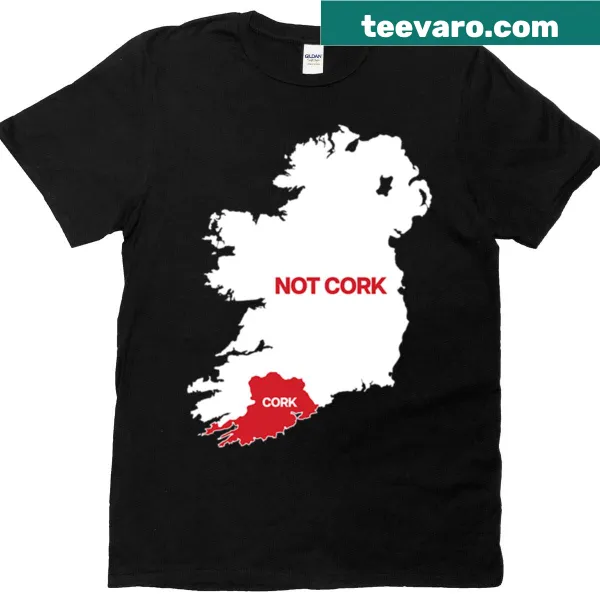Humorous illustrated t-shirt playing on cork versus not cork