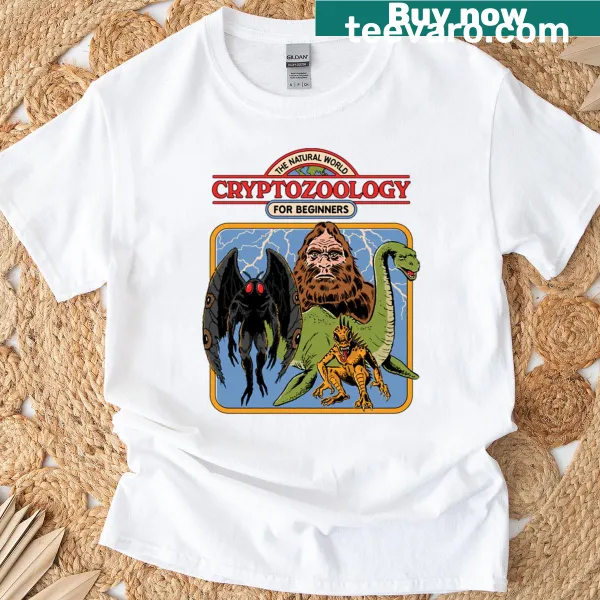 Graphic promoting cryptozoology with intriguing text