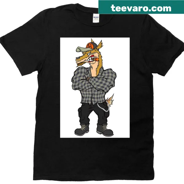 Unique motorcycle graphic T-shirt featuring a Guanaco