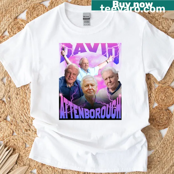 T-shirt featuring a nature documentary theme with rap culture influences