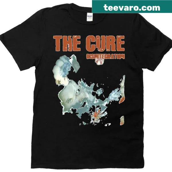 Disintegration graphic from The Cure on t-shirt