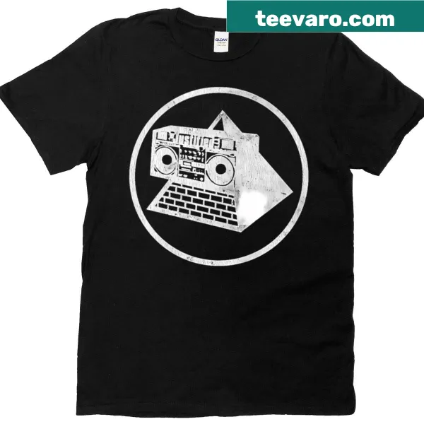 Distressed Blaster t-shirt with a bold design