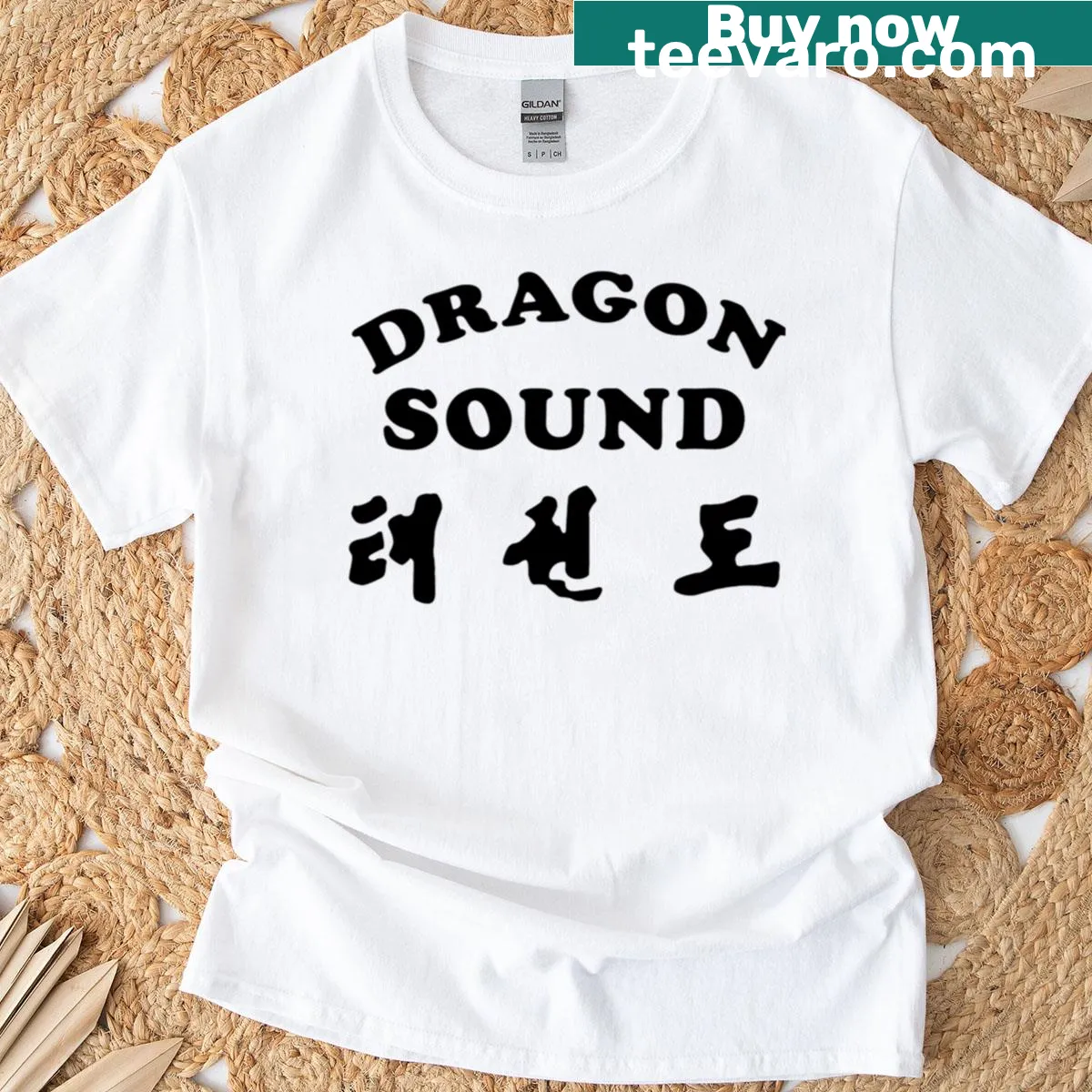Miami Connection Dragon Sound T-shirt celebrating the band — on a men's t-shirt