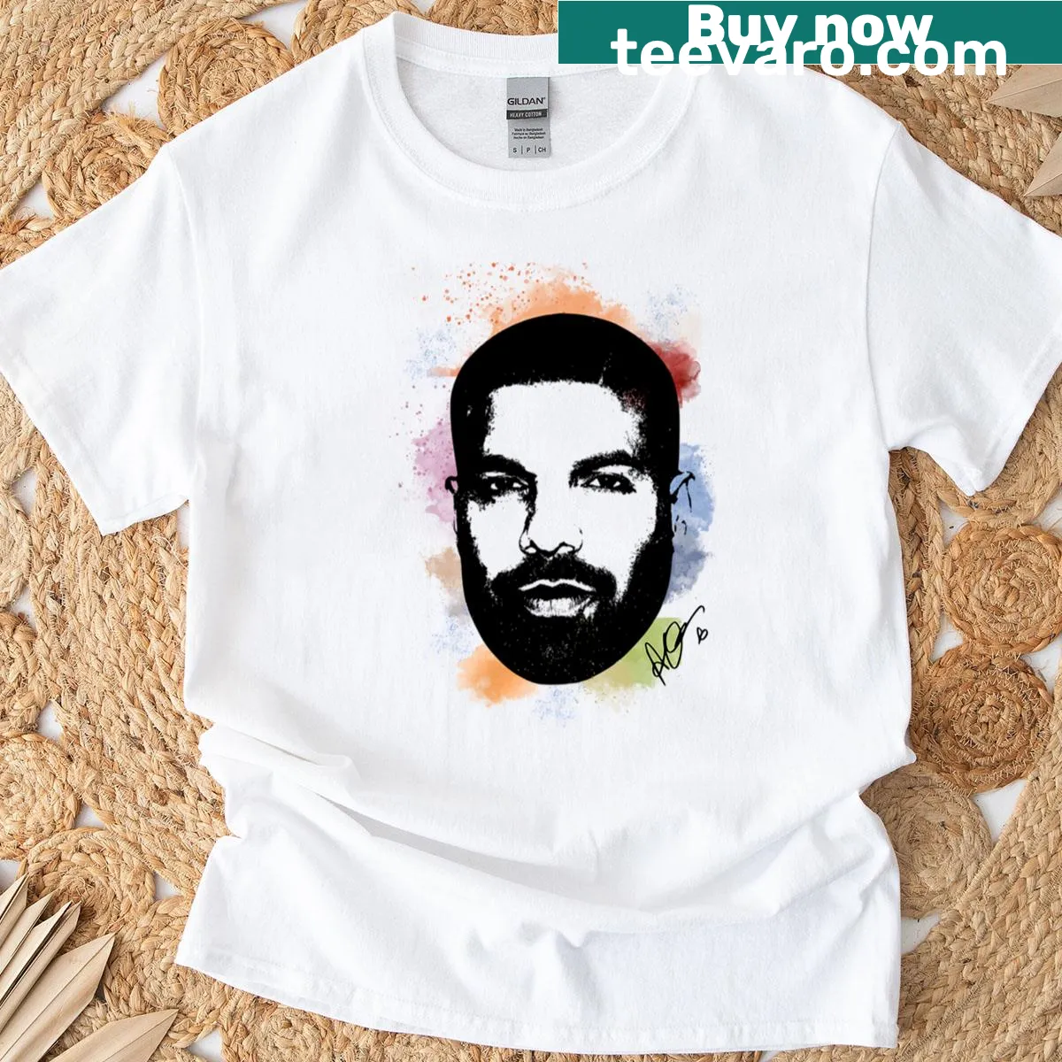 Graphic tee paying tribute to famous rappers and hip-hop culture — on a men's t-shirt