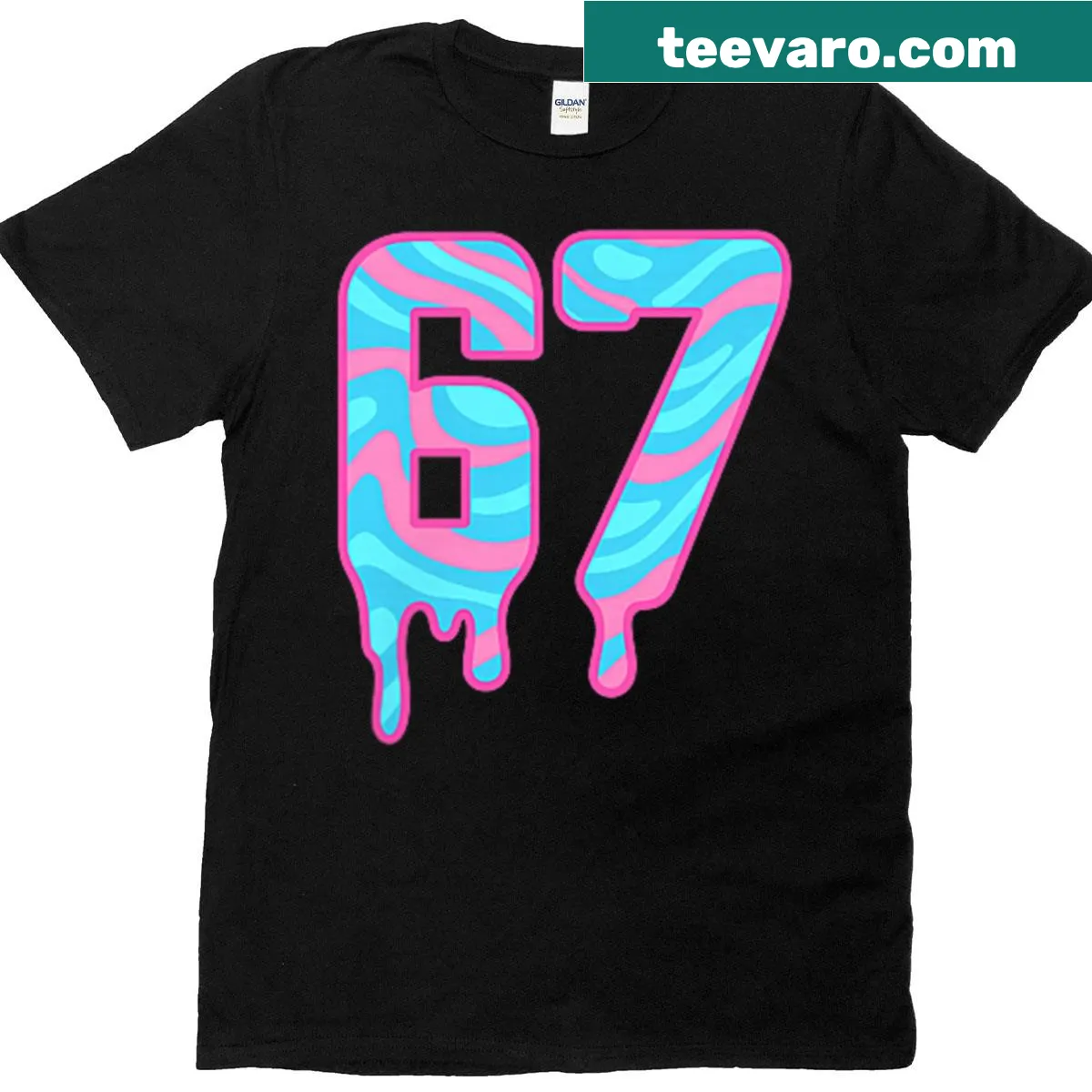 Gen Z meme graphic t-shirt with bold text — on a men's t-shirt