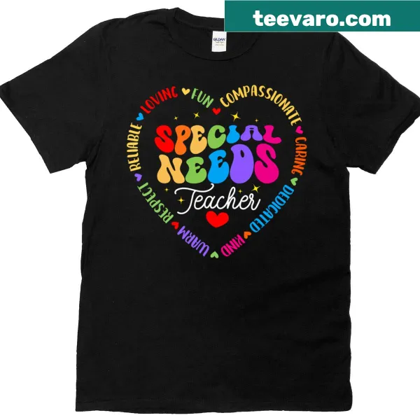 Heartfelt t-shirt for special needs teacher appreciation