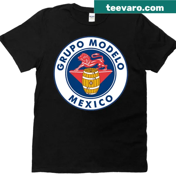 Grupo Modelo beer logo printed on a t-shirt