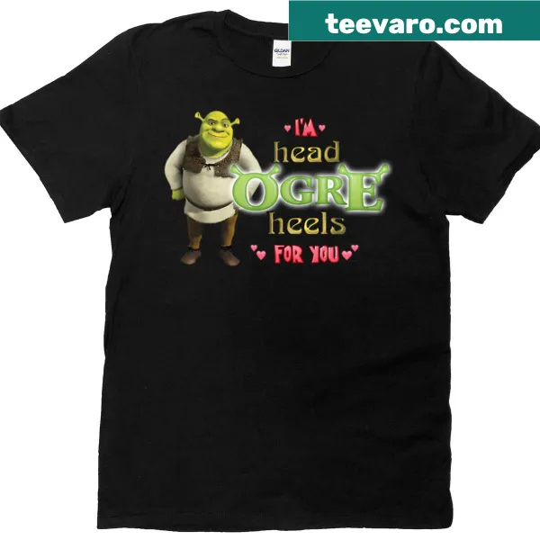 Funny Valentine T-shirt with ogre-themed text