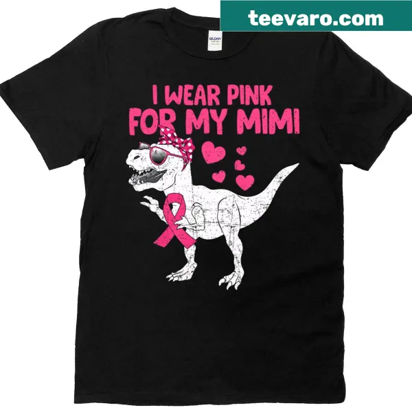 Toddler t-shirt supporting breast cancer awareness for Mimi