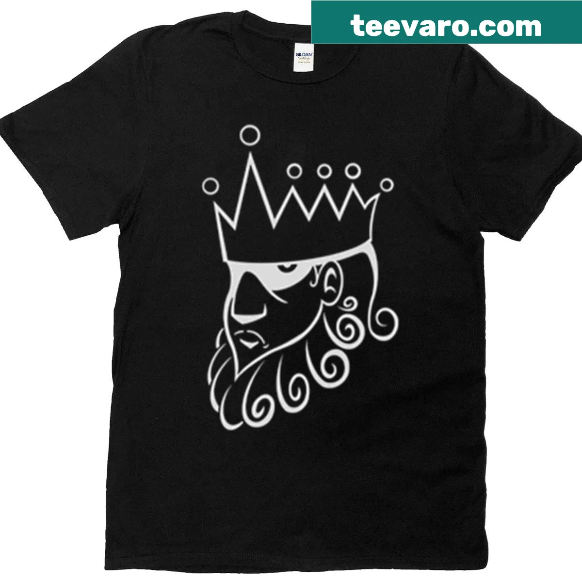 Bold graphic t-shirt with King Light theme — on a men's t-shirt