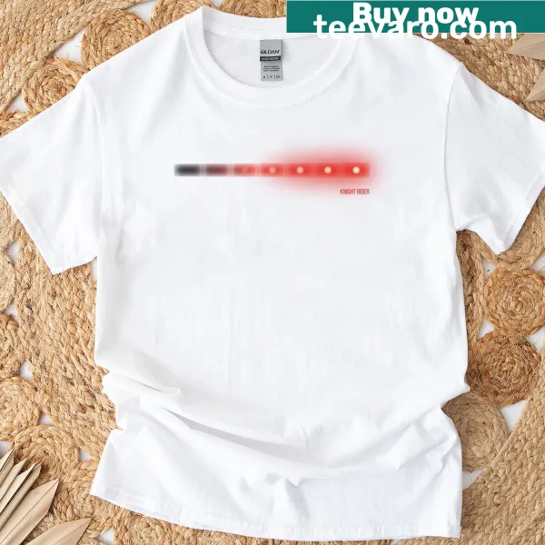 Knight Rider t-shirt featuring KITT and show logo