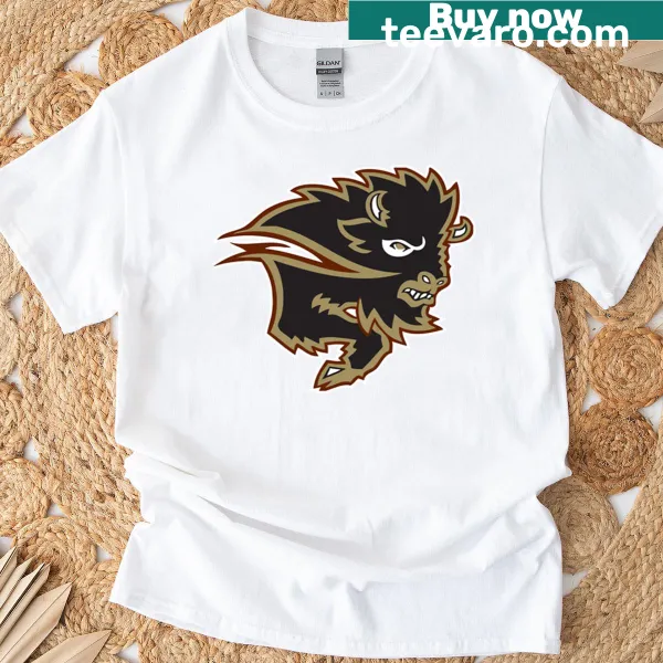 Manitoba Bisons mascot emblem on t-shirt