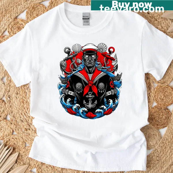 Minimalist T-shirt featuring hand-lettered Marujo Exu design