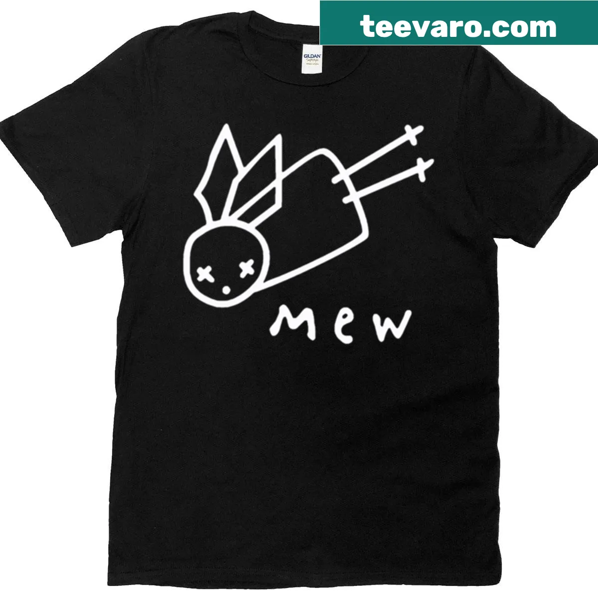 Mew band graphic t-shirt celebrating their music — on a men's t-shirt