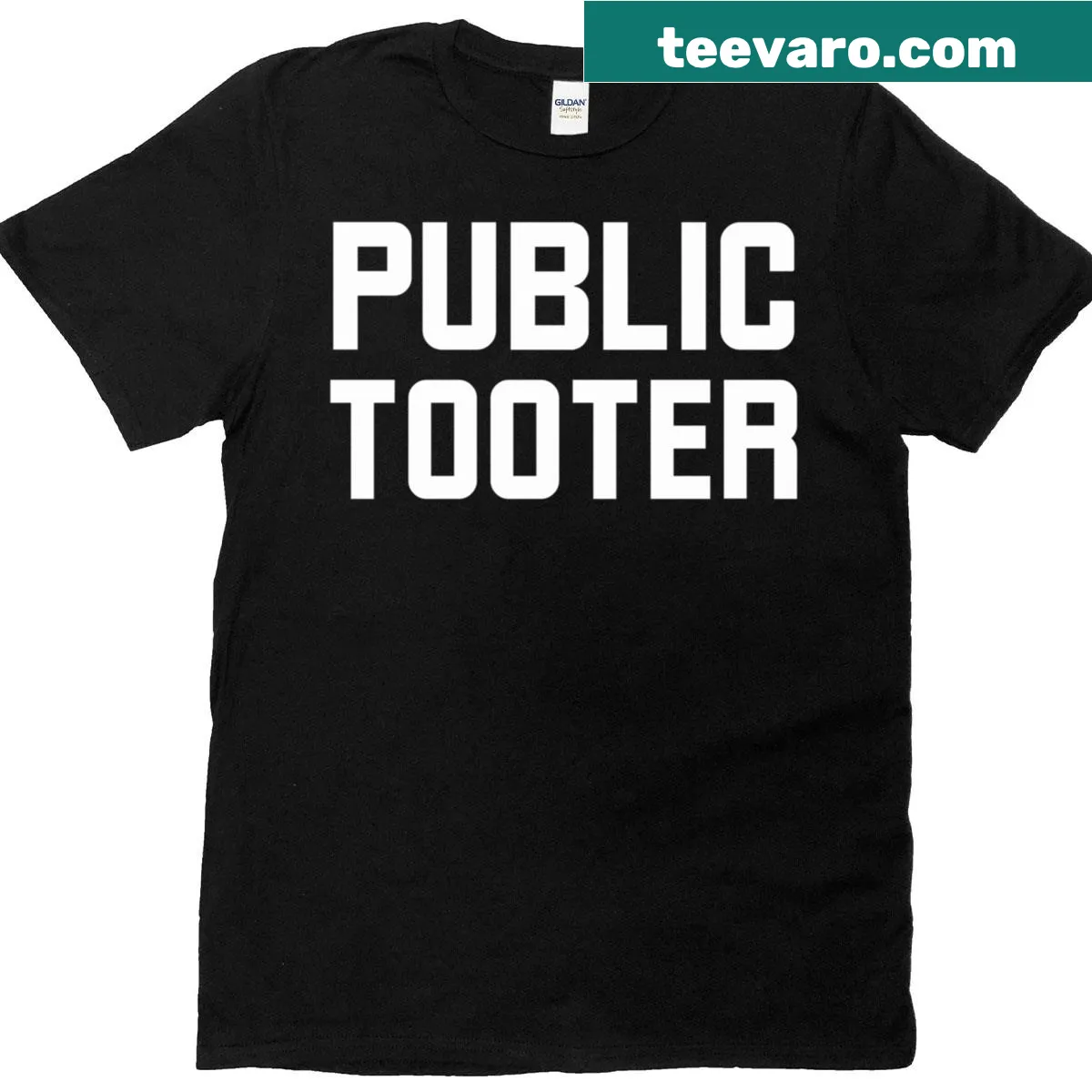 Funny T-shirt with humor about public farting — on a men's t-shirt