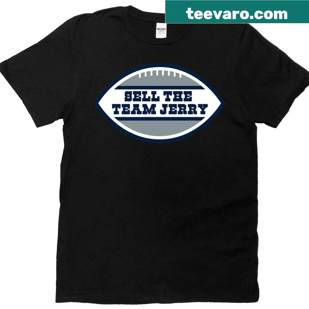 Sport-themed T-shirt with text 'Sell The Team Jerry'. — on a men's t-shirt