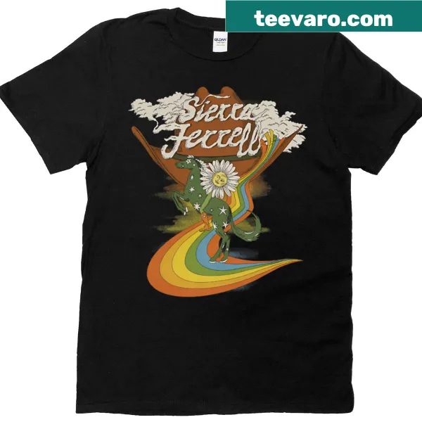 Sierra Ferrell merchandise T-shirt with unique music-themed design