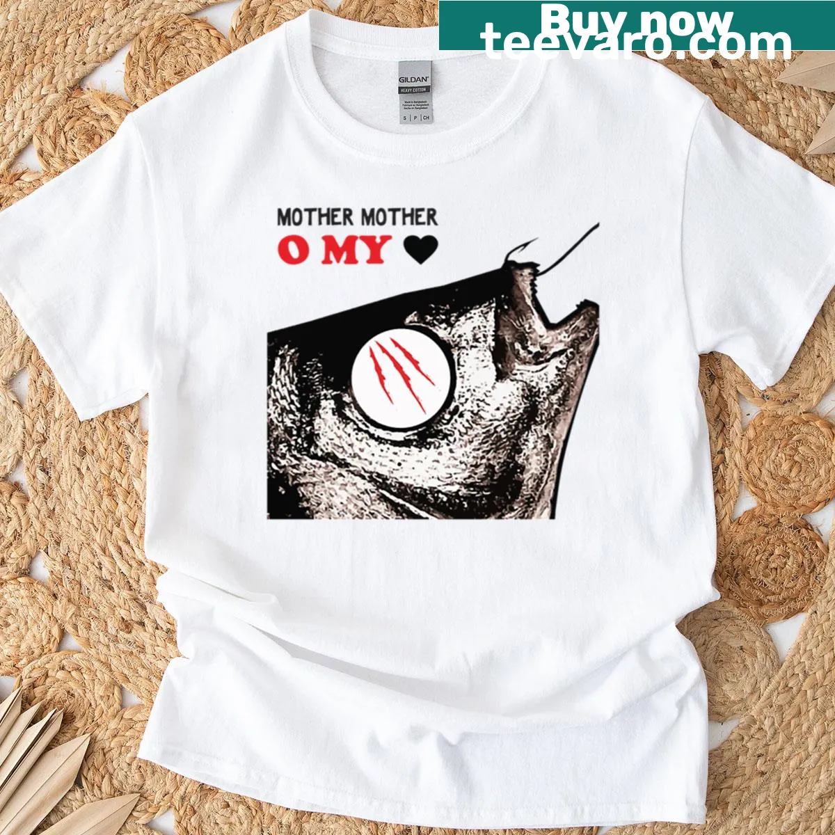 Illustrated Silence Mother The Band Oath T-shirt design — on a men's t-shirt