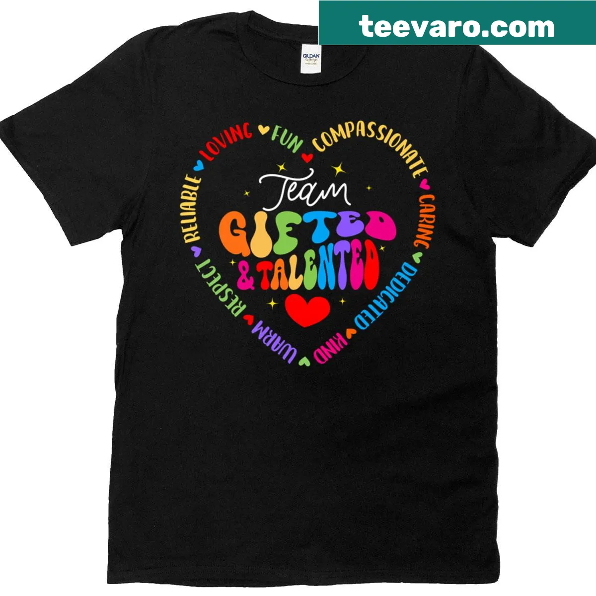 Teacher appreciation t-shirt celebrating gifted and talented educators — on a men's t-shirt