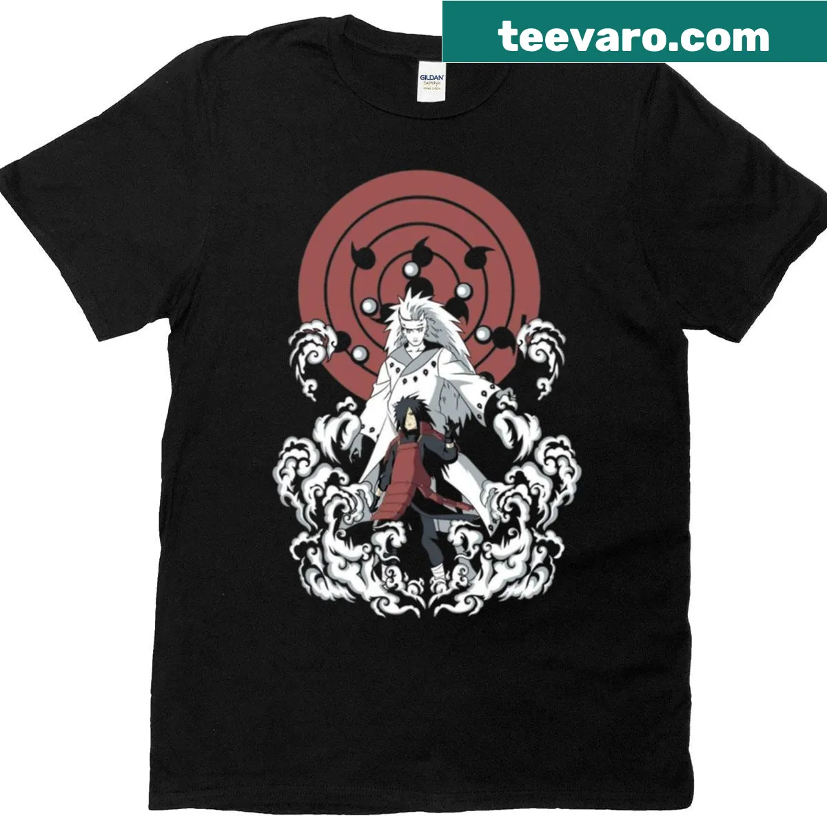 Edgy ghost graphic Halloween T-shirt — on a men's t-shirt