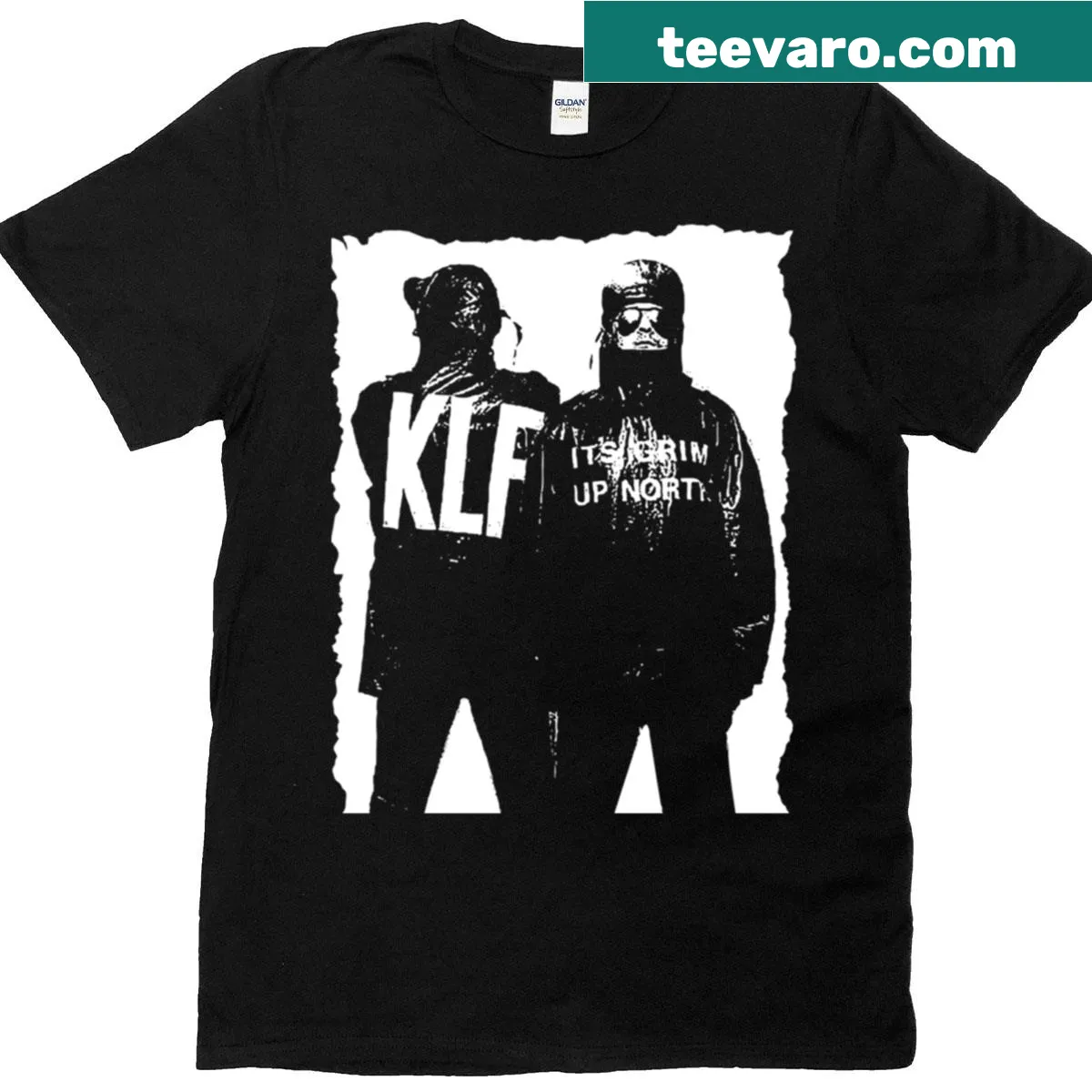 Vintage-style T-shirt featuring The Klf music graphic — on a men's t-shirt