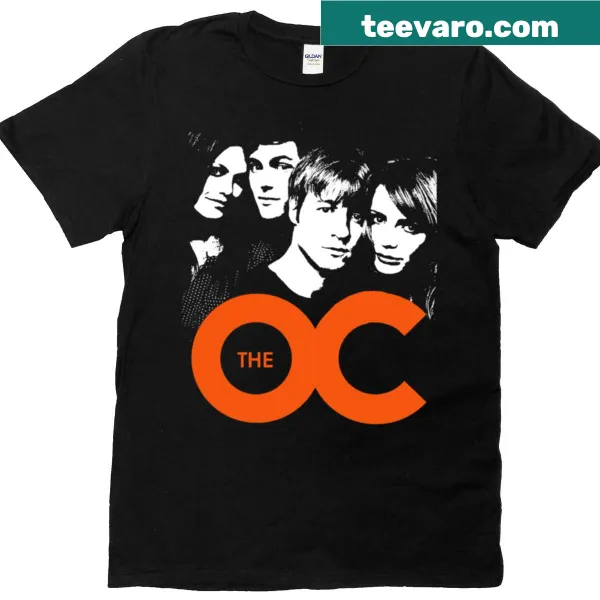 Playful graphic T-shirt inspired by The OC TV series