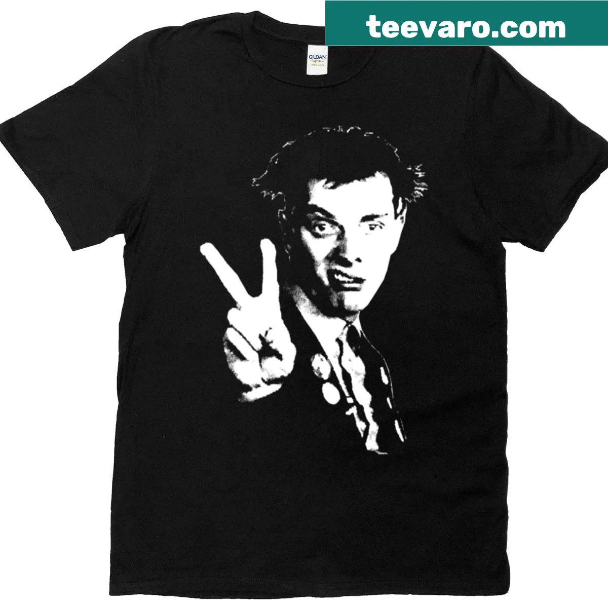 Vintage distressed T-shirt with a nostalgic design about youth. — on a men's t-shirt