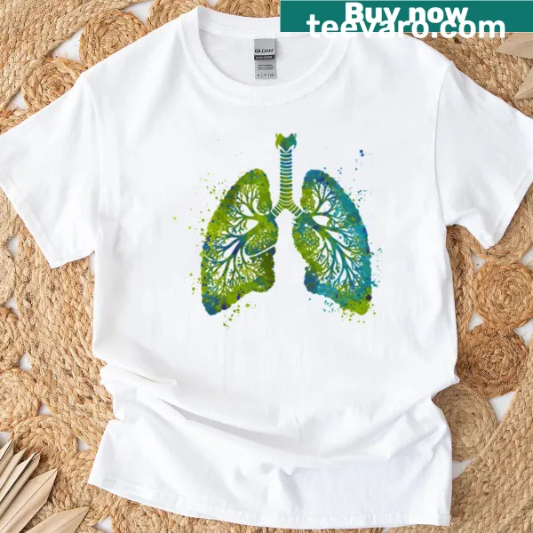 Silhouette of a tree resembling lungs, promoting environmental awareness