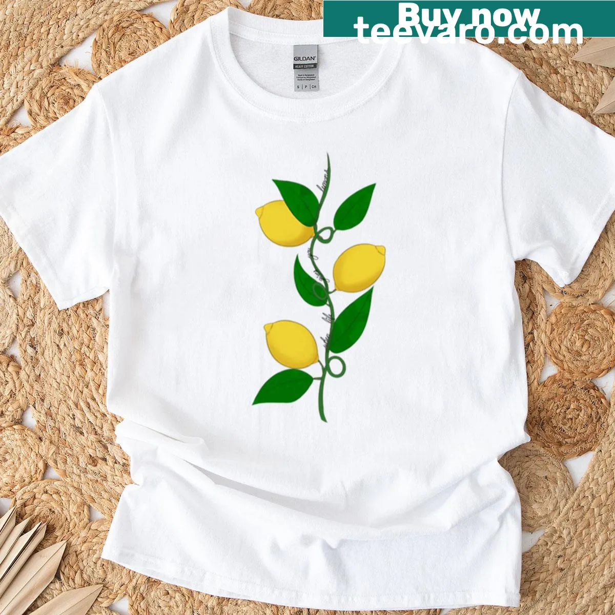 T-shirt with the phrase 'When Life Gives You Lemons' — on a men's t-shirt
