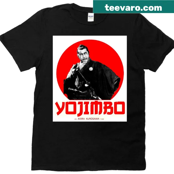 Illustrative Yojimbo T-shirt featuring samurai character Sanjuro