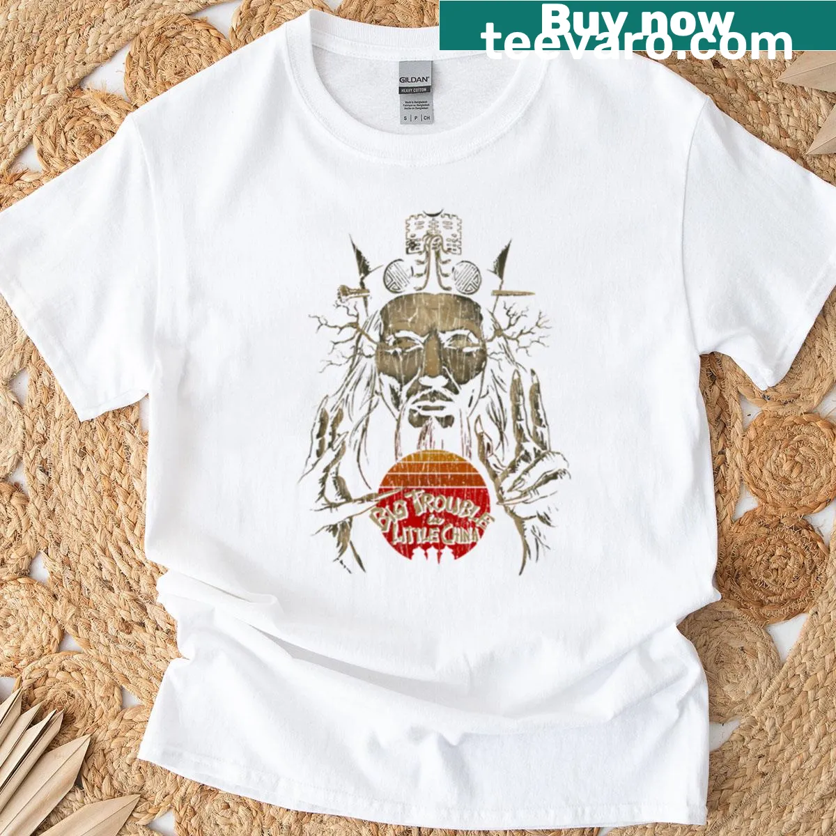 Cute Halloween-themed shirt for kids with friendly characters. — on a men's t-shirt