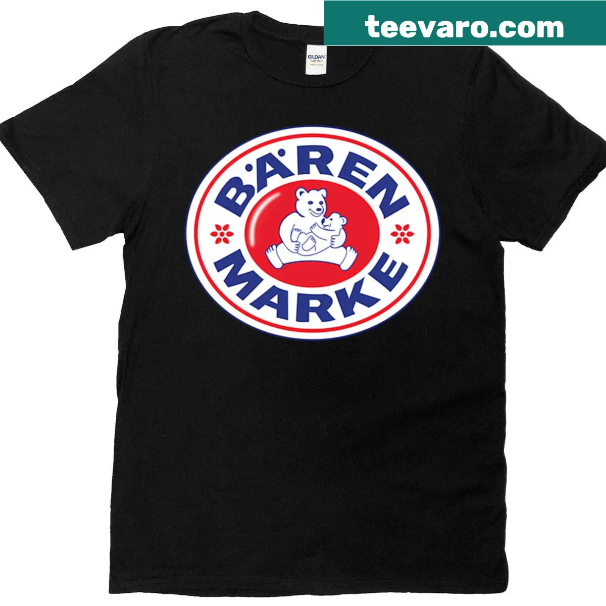 Retro Baeren Marke t-shirt with classic design — on a men's t-shirt