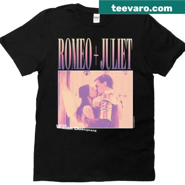 Typography T-shirt inspired by the 90s movie Romeo and Juliet