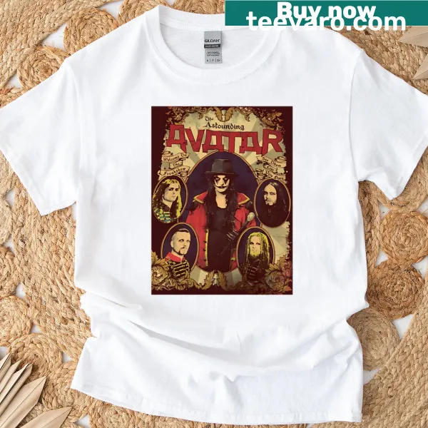 T-shirt featuring Avatars band design