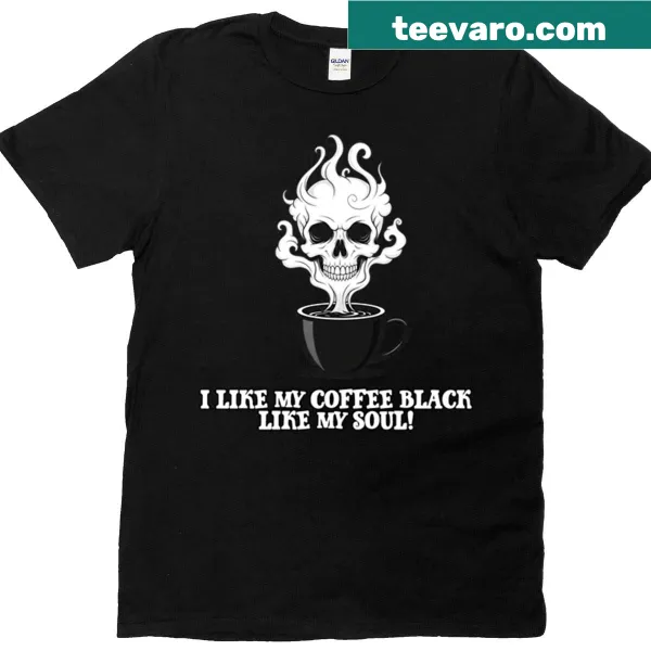 Oversized shirt with the phrase 'Black Like My Soul'.