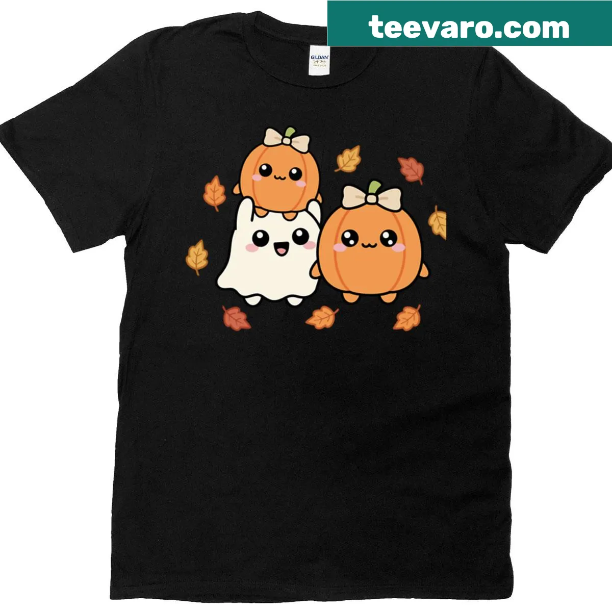 Cute autumn-themed family time design on a T-shirt — on a men's t-shirt