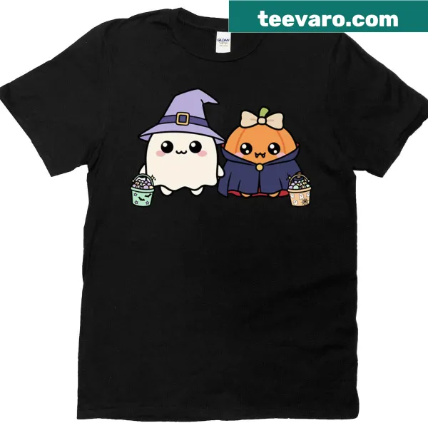 Cute Halloween shirt featuring 'Boo Pompy' character design.