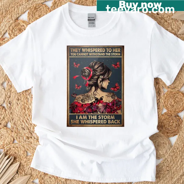Breast cancer awareness butterfly design with inspirational quote T-shirt
