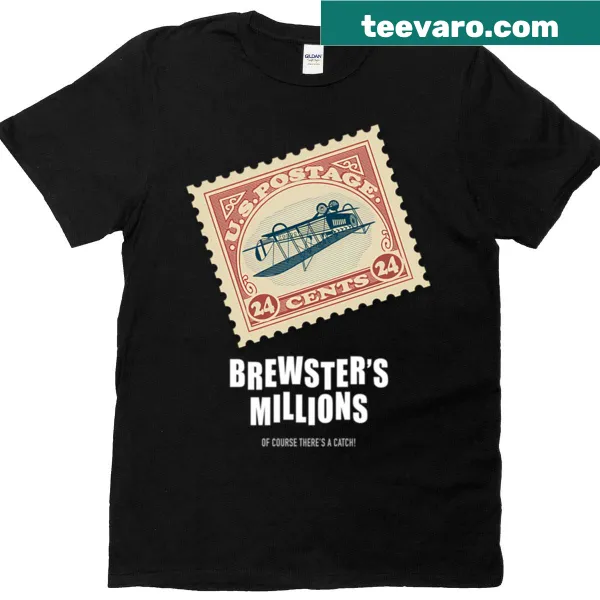 Creative alternative movie poster t-shirt for Brewster's Millions