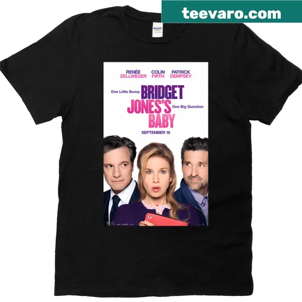 Typography graphic T-shirt inspired by Bridget Jones's Baby
