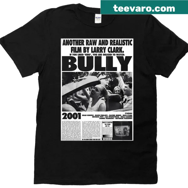 Vintage-style T-shirt featuring Bully movie poster design