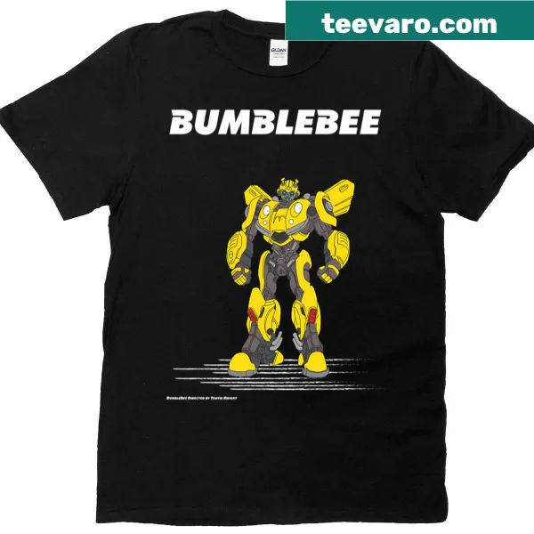 Cartoon Bumblebee Transformers T-shirt design