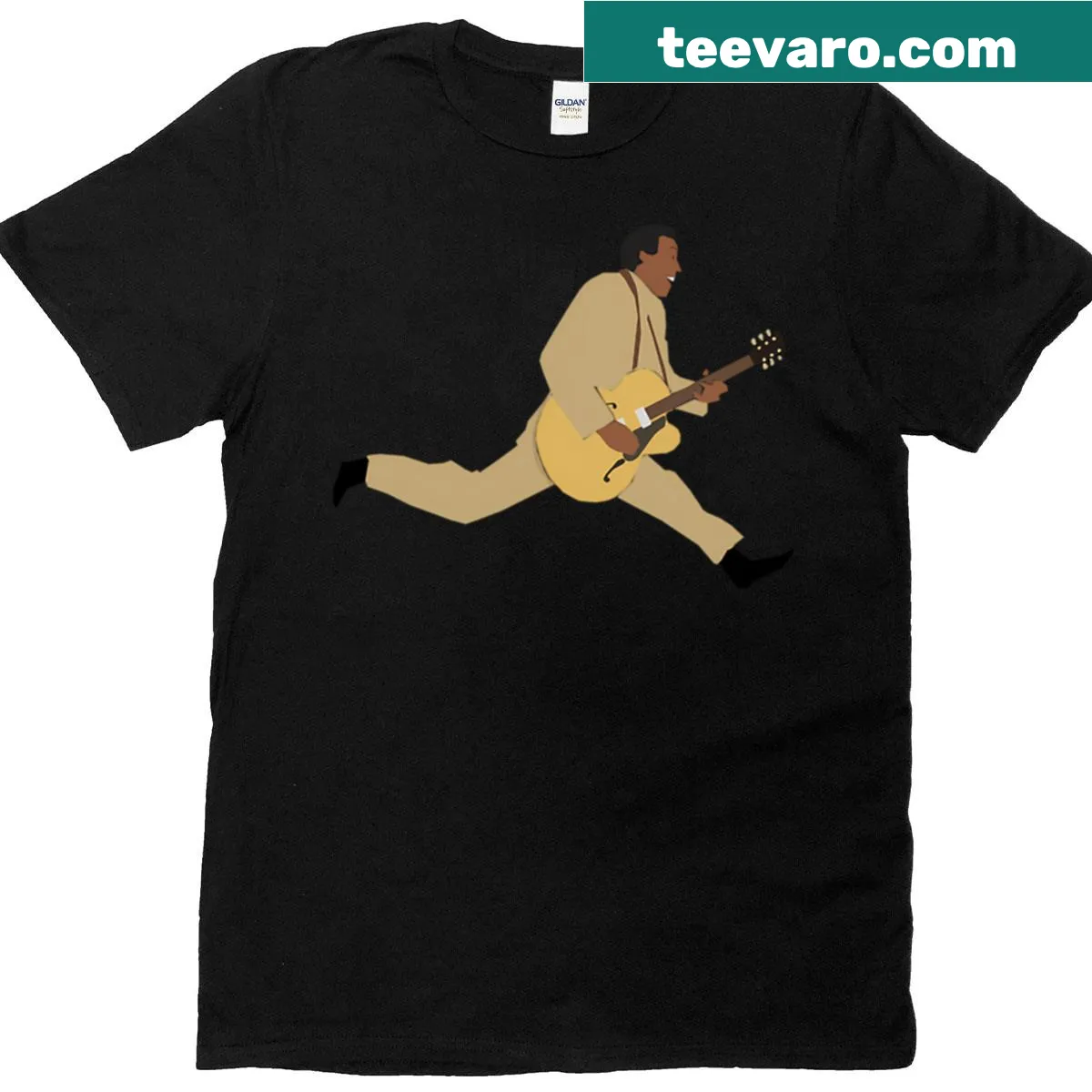 Energetic graphic t-shirt featuring Cb Jumpin design — on a men's t-shirt