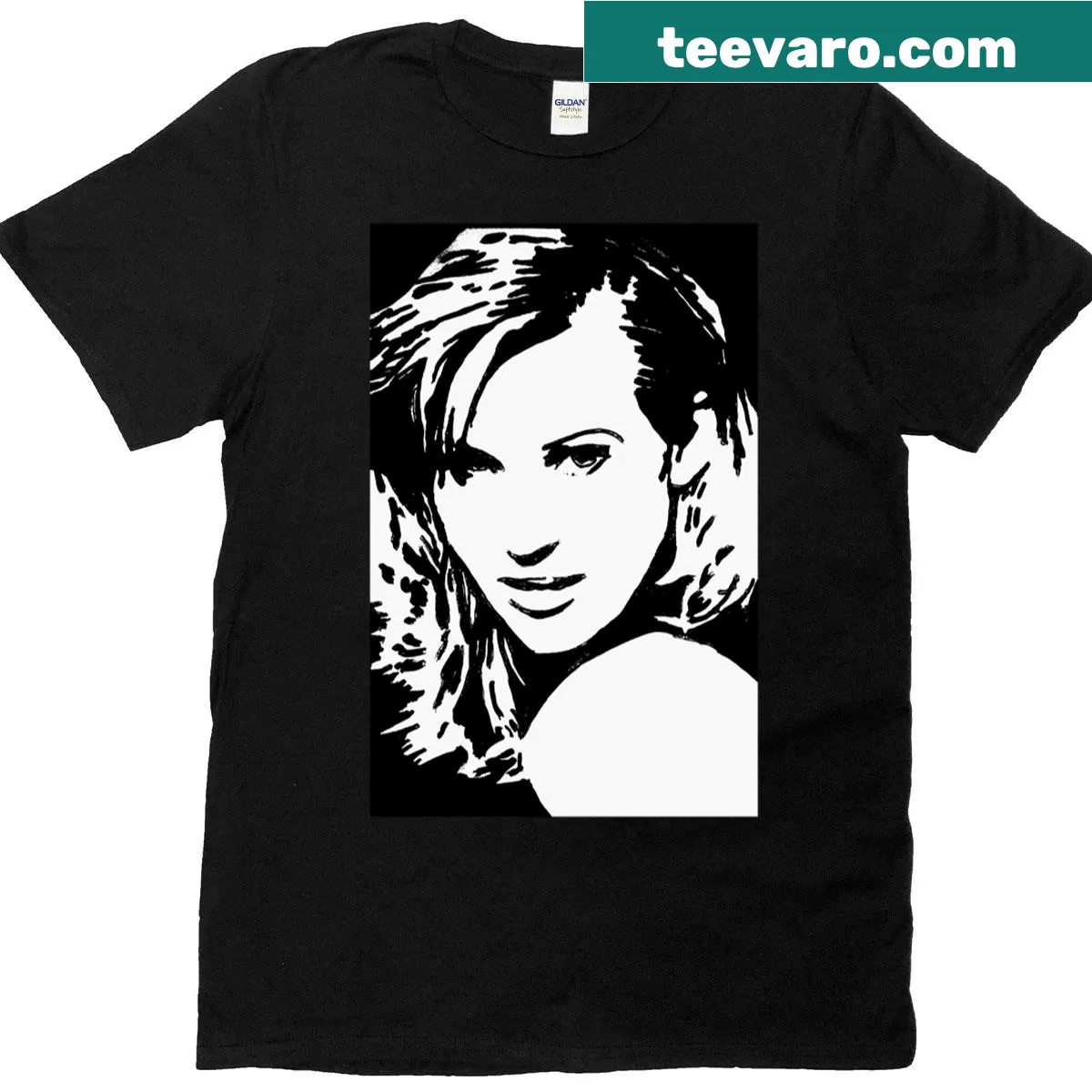 Artistic graphic inspired by storytelling on T-shirt — on a men's t-shirt