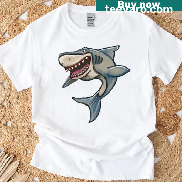 Cheerful hunting graphic on T-shirt