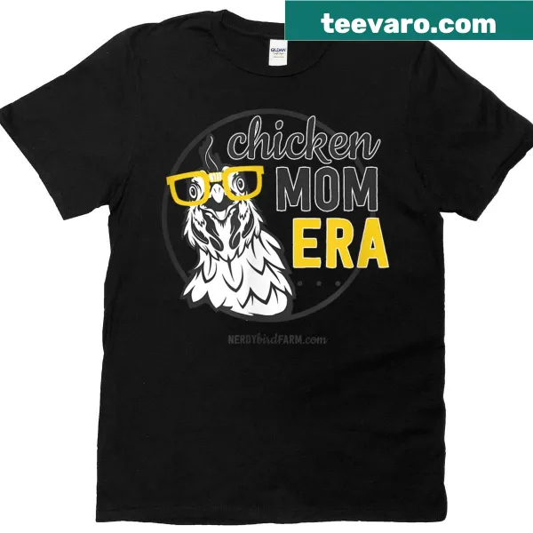 Funny t-shirt for chicken moms with amusing slogan