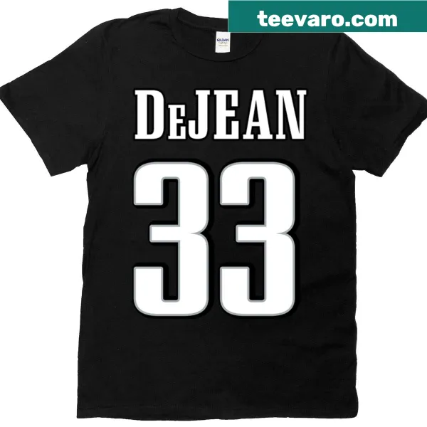 Vintage Eagles T-shirt featuring Cooper Dejean's jersey number 33.