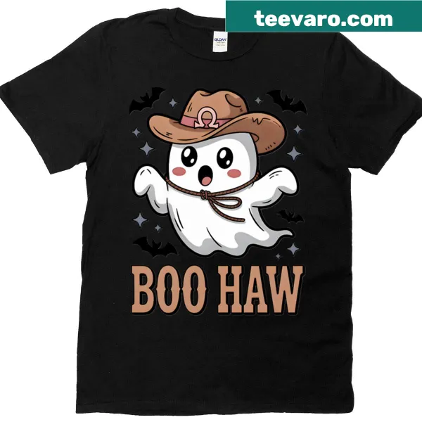 Unique T-shirt featuring a cowboy ghost graphic design