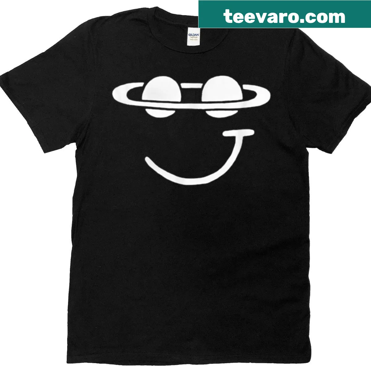 Playful typography design about crypto and money management — on a men's t-shirt