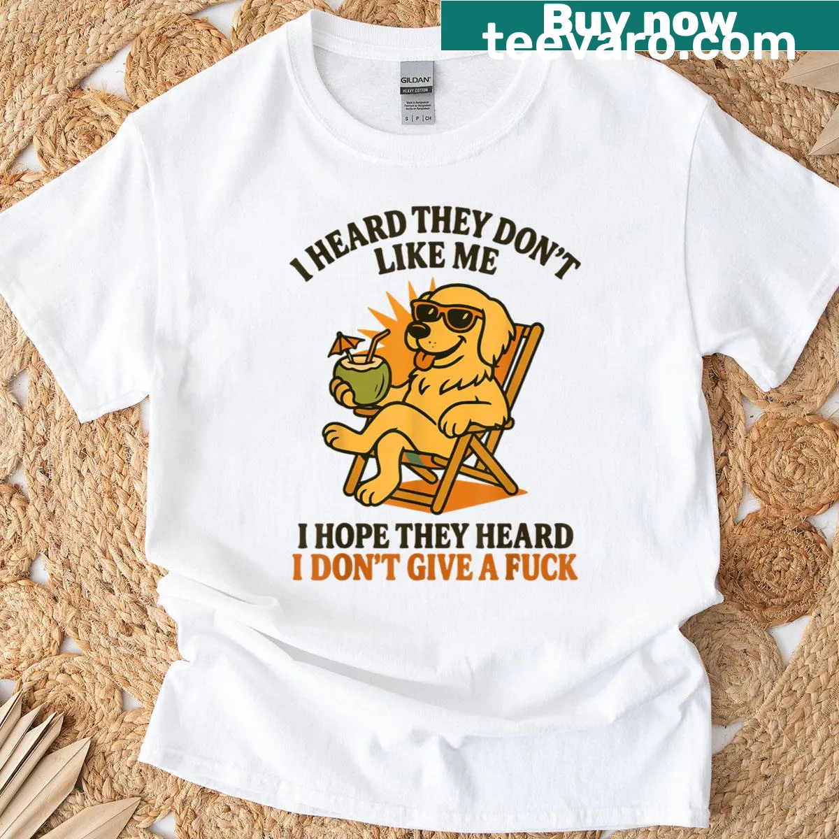 Funny dog-lover T-shirt with humorous text about dogs — on a men's t-shirt